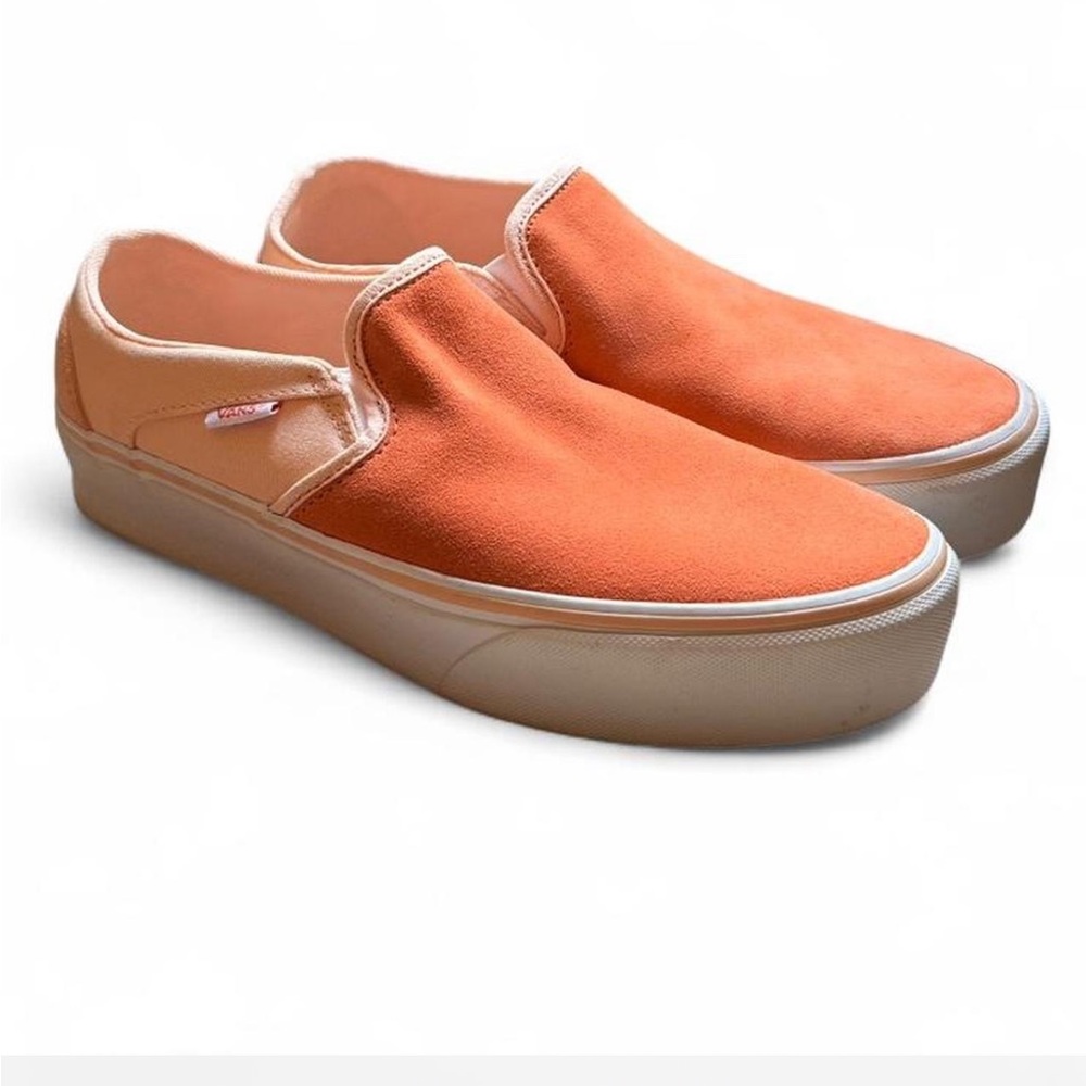 Vans Asher Platform Sneakers | Women's Size 9.5 l
Color Block Peach